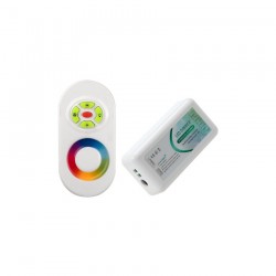 Contrôleur Tactile LED RGB 12/24V, Dimmable avec Télécommande RF
