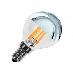 Ampoule LED E14 3.5W G45 Dimmable Filament Argent