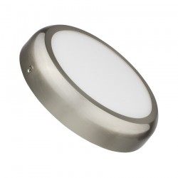 Plafonnier LED Rond Design 18W Silver