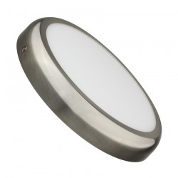 Plafonnier LED Rond Design 24W Silver