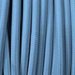 Câble Textile Bleu