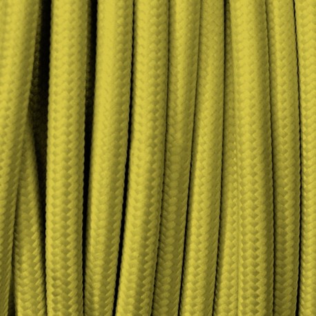 Câble Textile Jaune