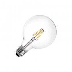 Ampoule LED E27 Dimmable Filament Suprême G125 6W 