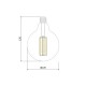 Ampoule LED E27 Dimmable Filament Suprême G125 6W 