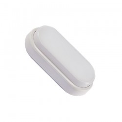 Plafonnier LED Ovale 12W Blanc