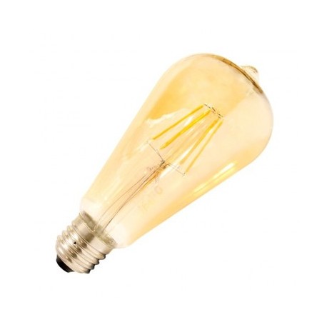 Ampoule LED E27 Dimmable Filament Gold ST64 5.5W
