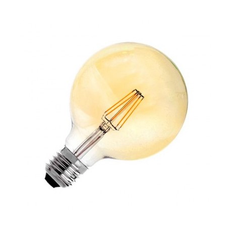 Ampoule LED E27 Dimmable Filament Gold G95 6W 