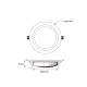 DOWNLIGHT 25W Blanc Dimmable 1-10V