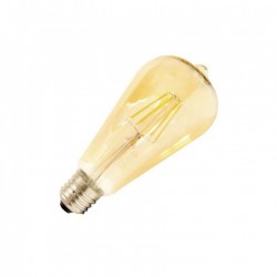 Ampoule LED E27 Dimmable Filament Citron Or ST64 5.5W