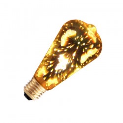 Ampoule LED E27 Dimmable Filament Reflet Gros Citron ST64 3.5W