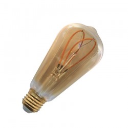Ampoule LED E27 Dimmable Filament Gros Citron ST64 4W