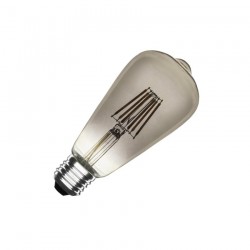 Ampoule LED E27 Dimmable Filament Citron Fumée ST58 5.5W