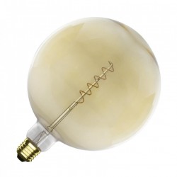 Ampoule LED E27 Dimmable Filament Spirale Gold Gros Citron G250 4W