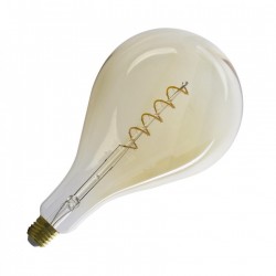 Ampoule LED E27 Dimmable Filament Spirale Or 4W