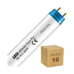 Pack Tube LED Philips CorePro T8 1200mm Connexion Latérale 14.5W (10 un)