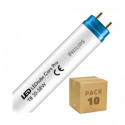 Pack Tube LED Philips CorePro T8 1500mm Connexion Latérale 20W (10 un)