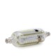 Ampoule LED R7S 360º en silicone 80 mm SMD3014 6 W 600 lm 50 000 h - Color - Blanc chaud