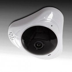 Caméra WIFI 1.3 Mp 360º Fisheye avec détection de mouvement/Son à deux voies/Vision nocturne