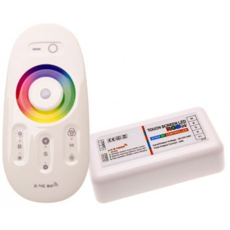 Contrôleur Tactile LED RGBW Dimmable avec Télécommande RF