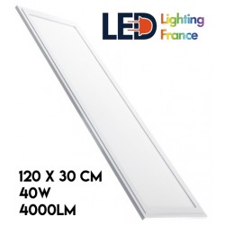 Dalle LED 120 x 30 cm - 40W - 4000lm - Slim