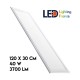 Dalle 120 x 30 cm - 40W -3700lm - Cadre Blanc