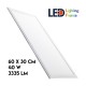 Dalle 60 x 30 cm - 40W - 3335lm - Cadre Blanc