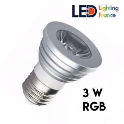 Ampoule LED E27 RGB 3W