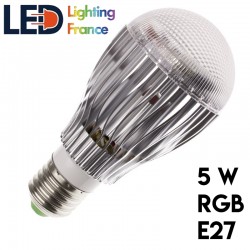 Ampoule LED E27 RGB 5W