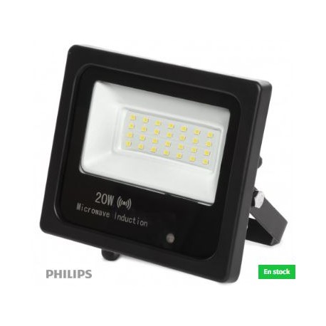 Projecteur LED 20W avec Détecteur intégré 6000K